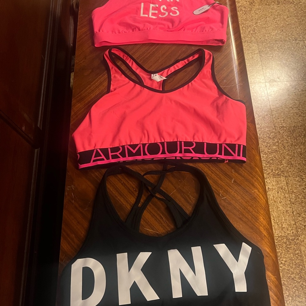 DKNY Black and White Sports Bra